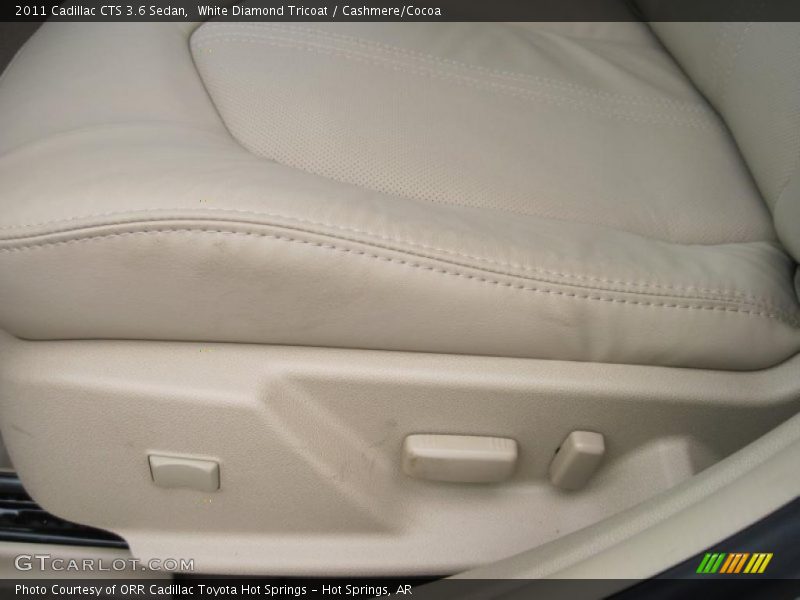 White Diamond Tricoat / Cashmere/Cocoa 2011 Cadillac CTS 3.6 Sedan