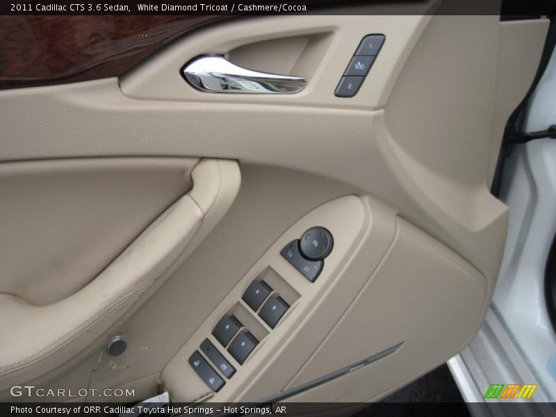 White Diamond Tricoat / Cashmere/Cocoa 2011 Cadillac CTS 3.6 Sedan
