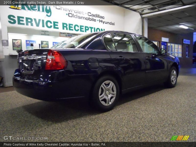 Dark Blue Metallic / Gray 2005 Chevrolet Malibu Sedan