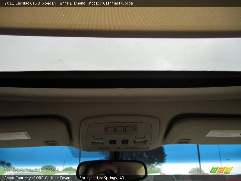 White Diamond Tricoat / Cashmere/Cocoa 2011 Cadillac CTS 3.6 Sedan