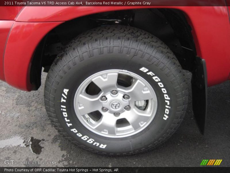 Barcelona Red Metallic / Graphite Gray 2011 Toyota Tacoma V6 TRD Access Cab 4x4