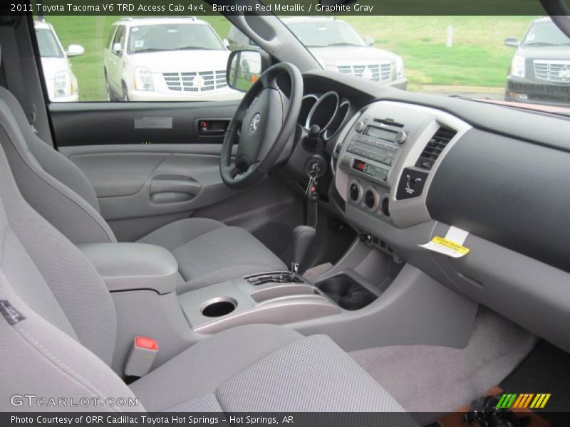 Barcelona Red Metallic / Graphite Gray 2011 Toyota Tacoma V6 TRD Access Cab 4x4