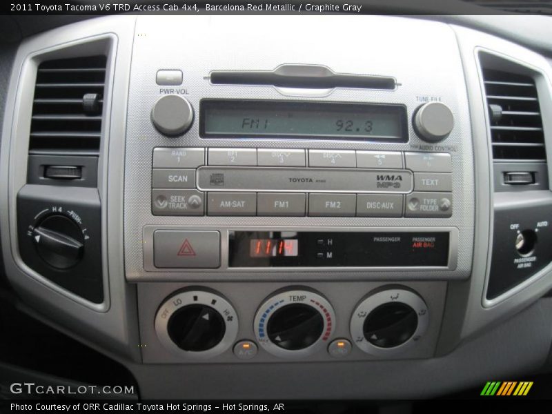 Barcelona Red Metallic / Graphite Gray 2011 Toyota Tacoma V6 TRD Access Cab 4x4