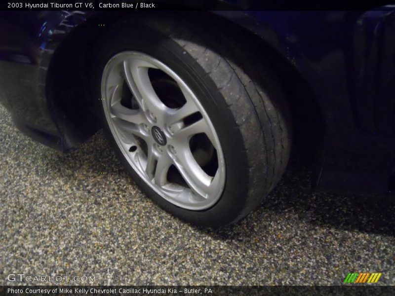 Carbon Blue / Black 2003 Hyundai Tiburon GT V6