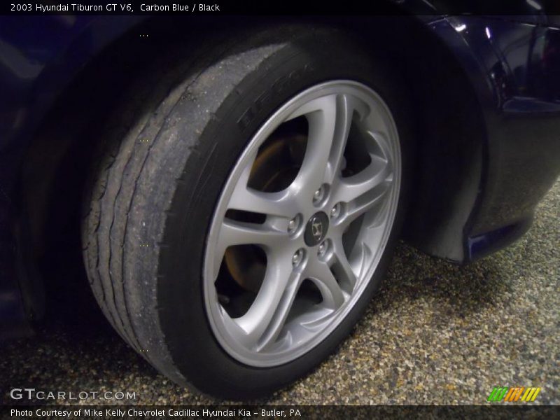 Carbon Blue / Black 2003 Hyundai Tiburon GT V6