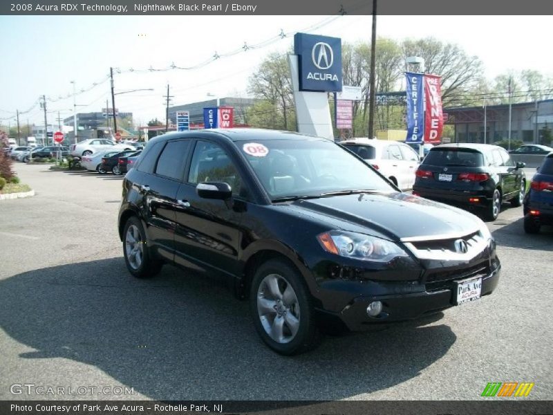 Nighthawk Black Pearl / Ebony 2008 Acura RDX Technology