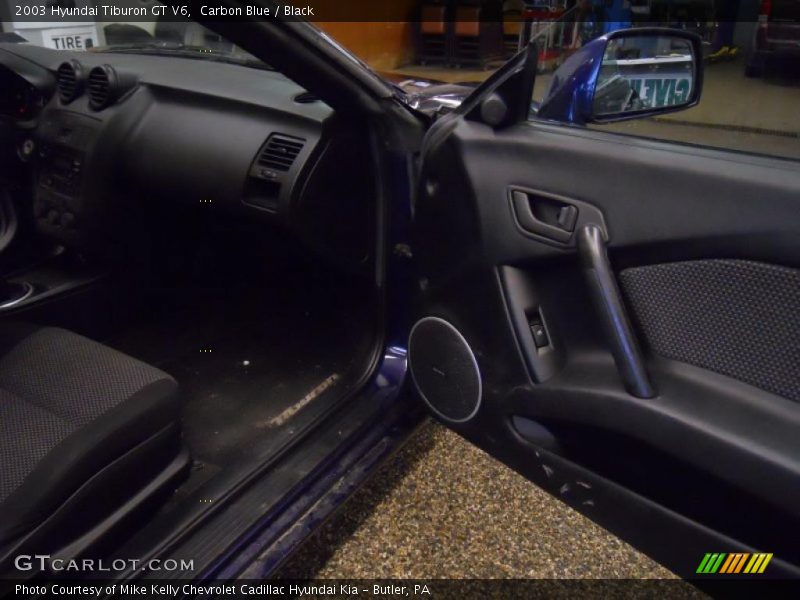Carbon Blue / Black 2003 Hyundai Tiburon GT V6