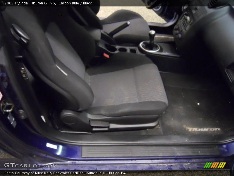 Carbon Blue / Black 2003 Hyundai Tiburon GT V6