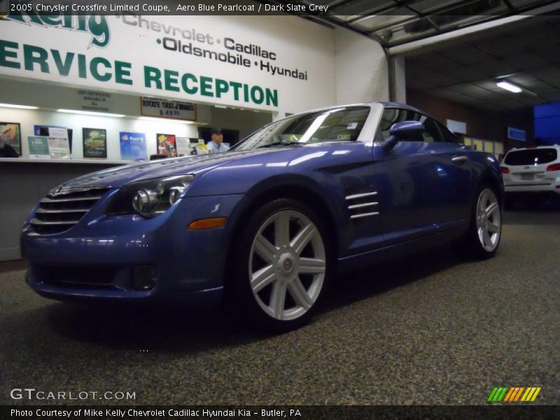 Aero Blue Pearlcoat / Dark Slate Grey 2005 Chrysler Crossfire Limited Coupe