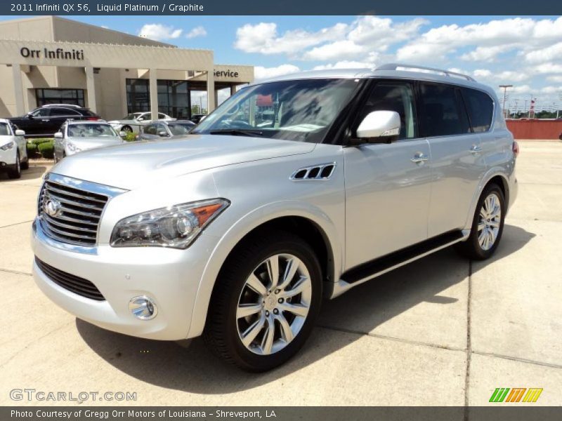 Liquid Platinum / Graphite 2011 Infiniti QX 56