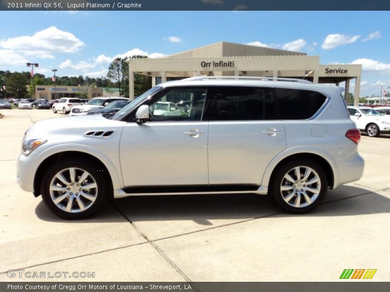 Liquid Platinum / Graphite 2011 Infiniti QX 56