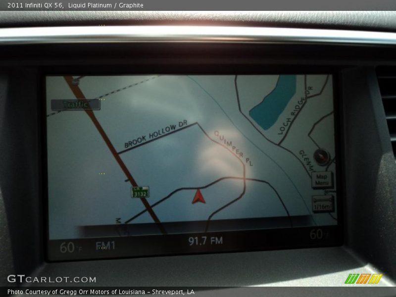 Navigation of 2011 QX 56