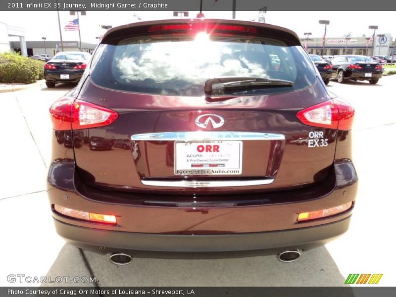 Midnight Garnet / Graphite 2011 Infiniti EX 35 Journey
