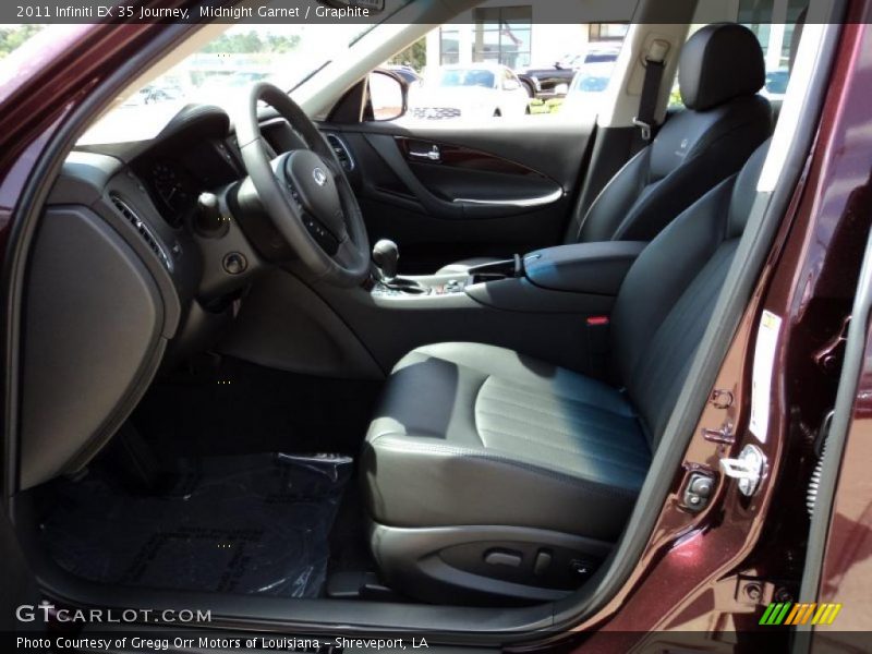  2011 EX 35 Journey Graphite Interior