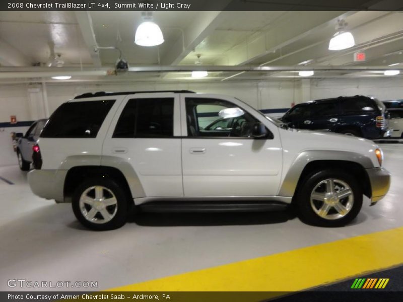 Summit White / Light Gray 2008 Chevrolet TrailBlazer LT 4x4