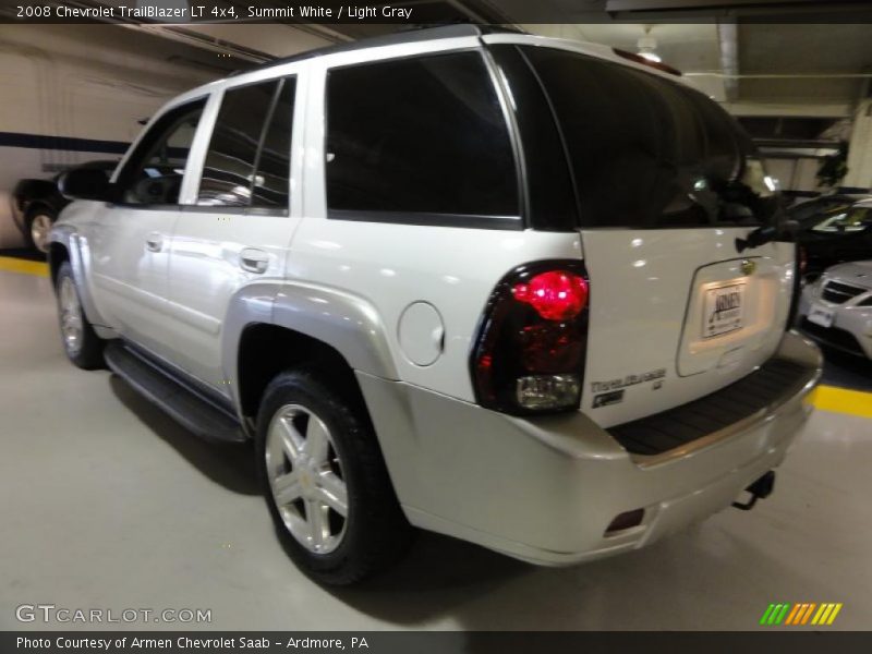 Summit White / Light Gray 2008 Chevrolet TrailBlazer LT 4x4