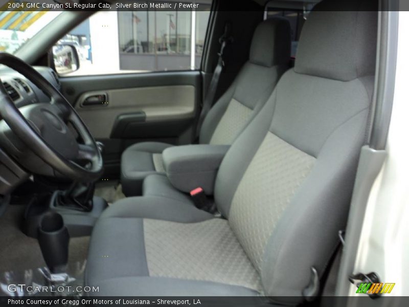 Silver Birch Metallic / Pewter 2004 GMC Canyon SL Regular Cab