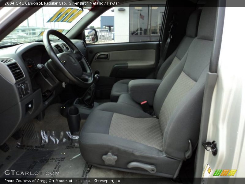 Silver Birch Metallic / Pewter 2004 GMC Canyon SL Regular Cab