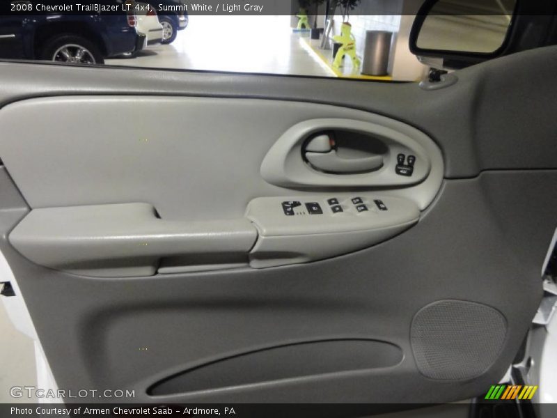 Summit White / Light Gray 2008 Chevrolet TrailBlazer LT 4x4