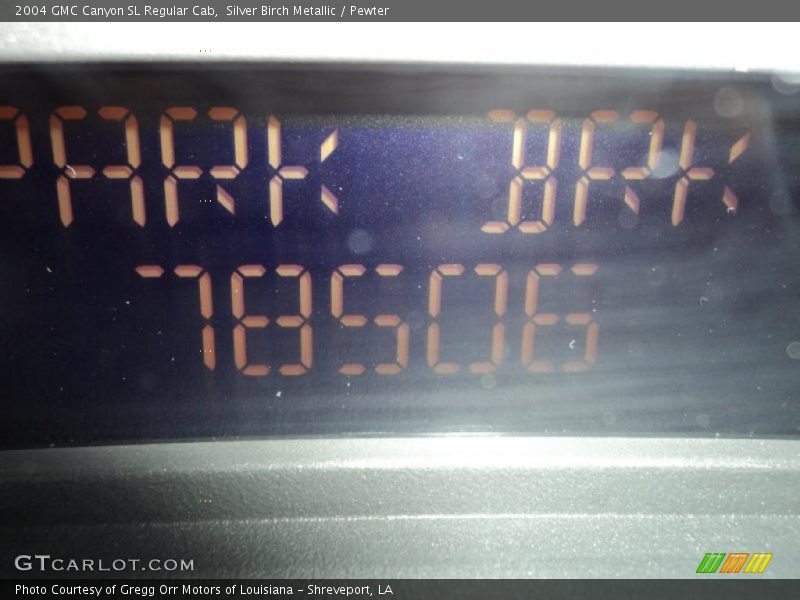 Silver Birch Metallic / Pewter 2004 GMC Canyon SL Regular Cab