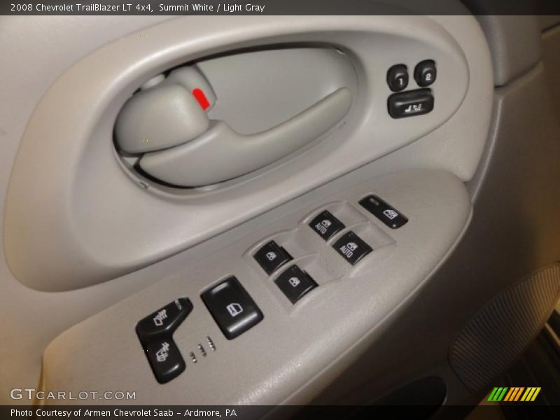 Summit White / Light Gray 2008 Chevrolet TrailBlazer LT 4x4