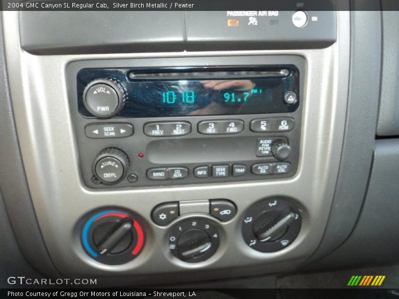 Silver Birch Metallic / Pewter 2004 GMC Canyon SL Regular Cab