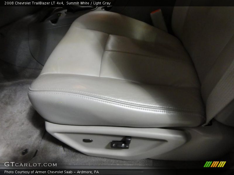 Summit White / Light Gray 2008 Chevrolet TrailBlazer LT 4x4