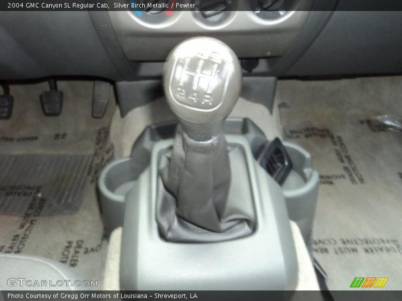  2004 Canyon SL Regular Cab 5 Speed Manual Shifter