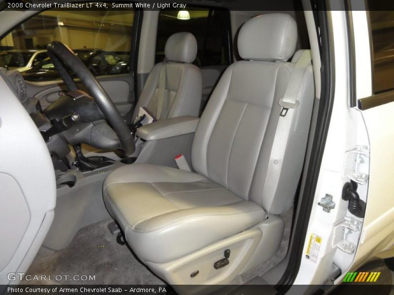 Summit White / Light Gray 2008 Chevrolet TrailBlazer LT 4x4