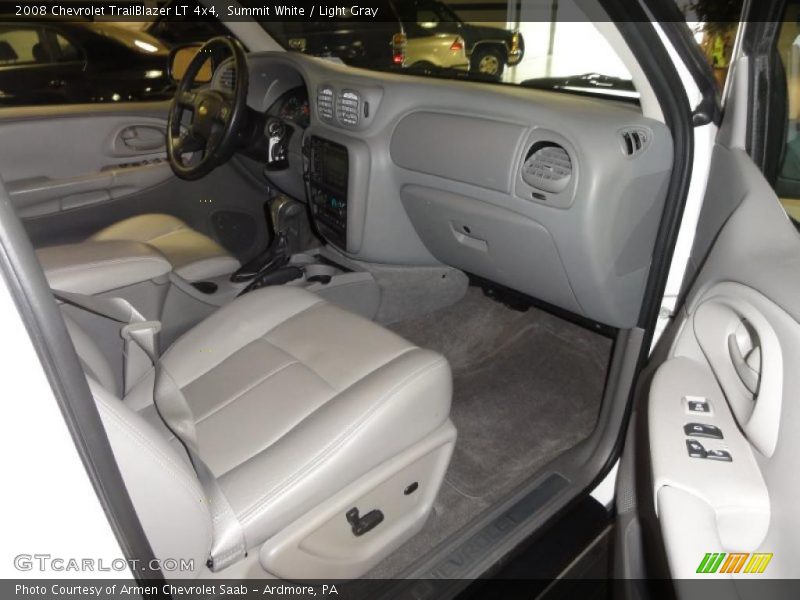 Summit White / Light Gray 2008 Chevrolet TrailBlazer LT 4x4
