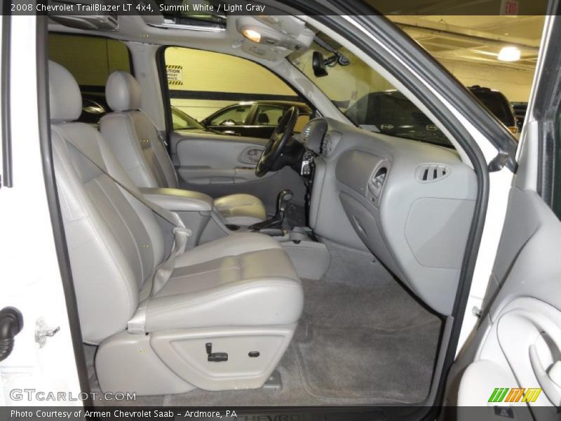 Summit White / Light Gray 2008 Chevrolet TrailBlazer LT 4x4
