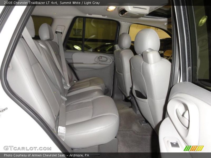 Summit White / Light Gray 2008 Chevrolet TrailBlazer LT 4x4