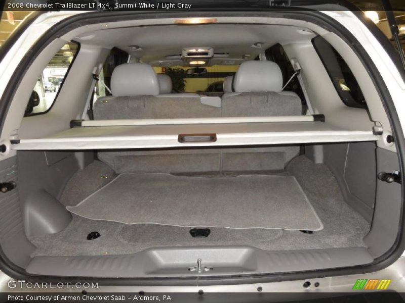 Summit White / Light Gray 2008 Chevrolet TrailBlazer LT 4x4