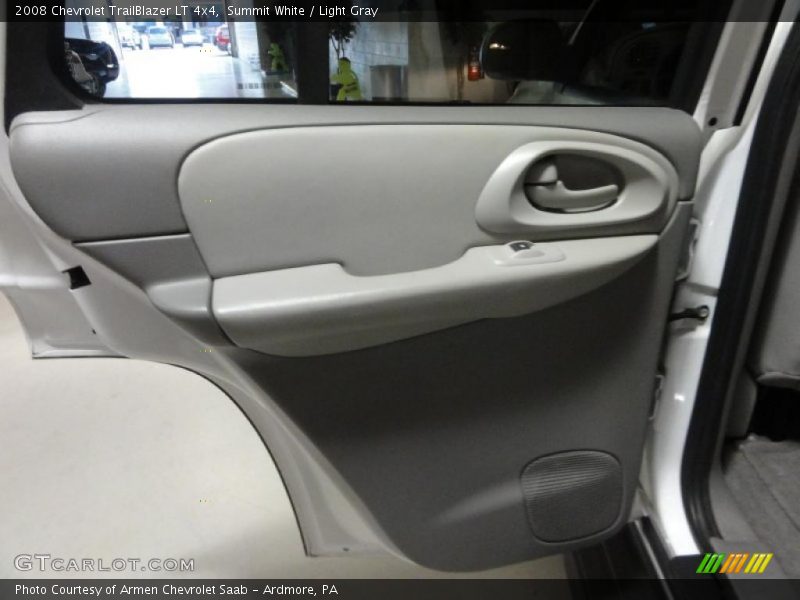 Summit White / Light Gray 2008 Chevrolet TrailBlazer LT 4x4