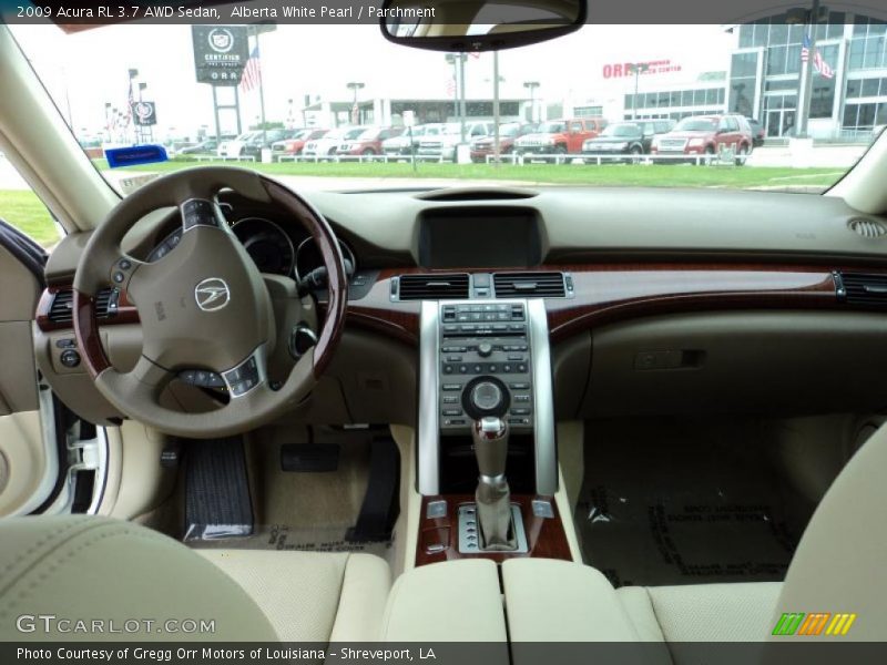 Dashboard of 2009 RL 3.7 AWD Sedan