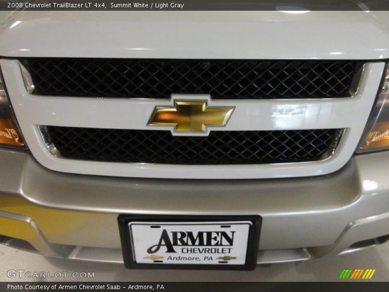 Summit White / Light Gray 2008 Chevrolet TrailBlazer LT 4x4