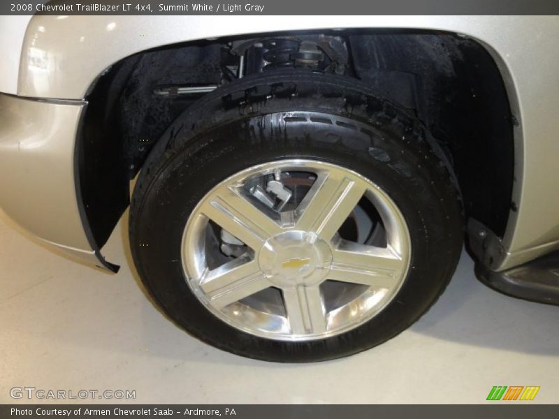 Summit White / Light Gray 2008 Chevrolet TrailBlazer LT 4x4
