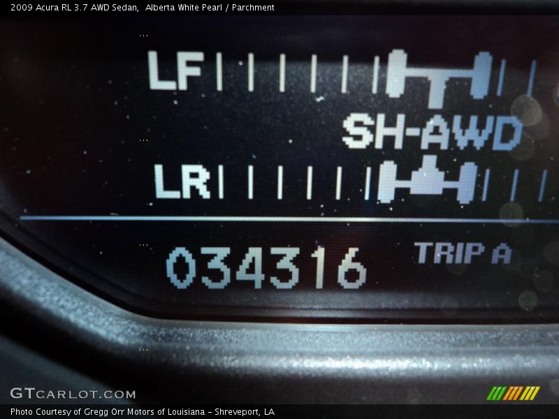 Alberta White Pearl / Parchment 2009 Acura RL 3.7 AWD Sedan