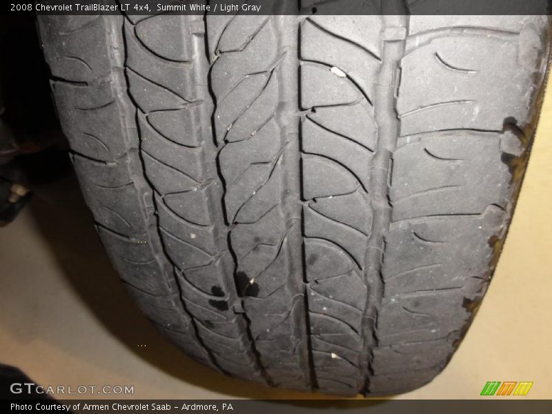 Summit White / Light Gray 2008 Chevrolet TrailBlazer LT 4x4