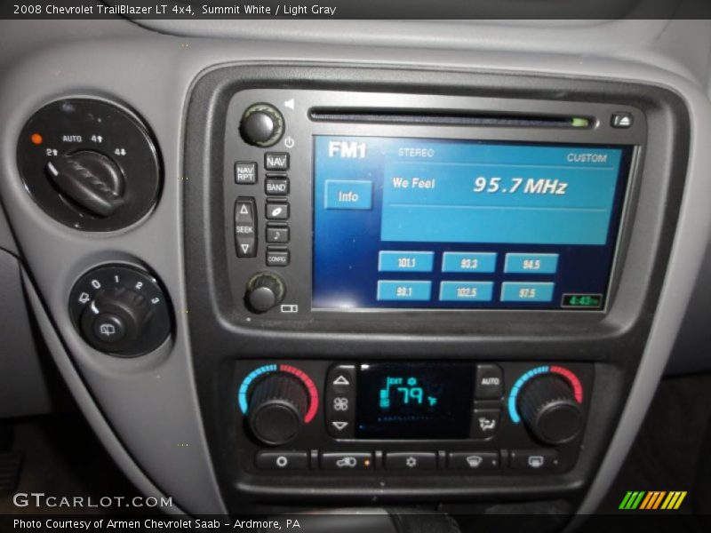 Summit White / Light Gray 2008 Chevrolet TrailBlazer LT 4x4