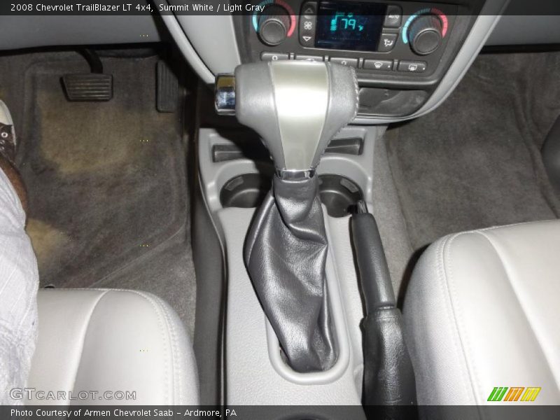 Summit White / Light Gray 2008 Chevrolet TrailBlazer LT 4x4