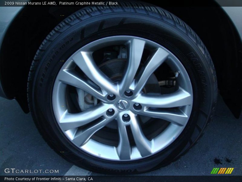 Platinum Graphite Metallic / Black 2009 Nissan Murano LE AWD