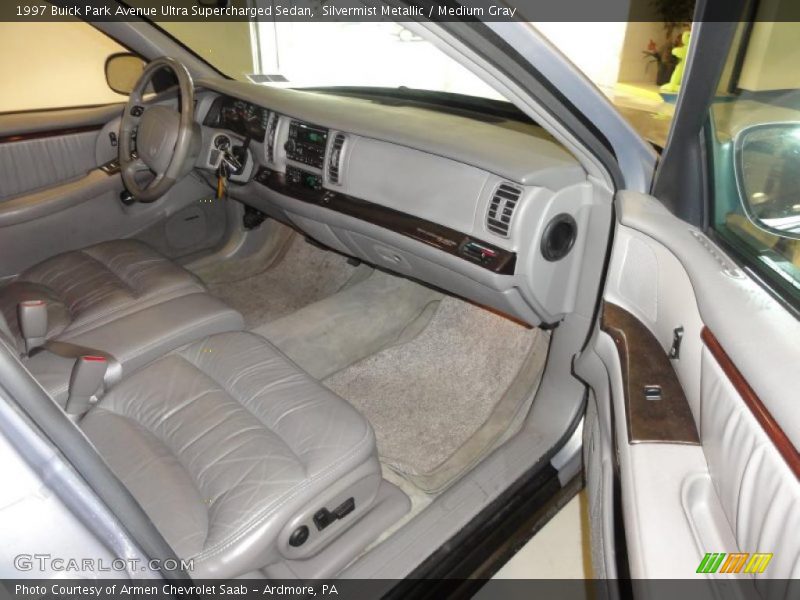 Silvermist Metallic / Medium Gray 1997 Buick Park Avenue Ultra Supercharged Sedan