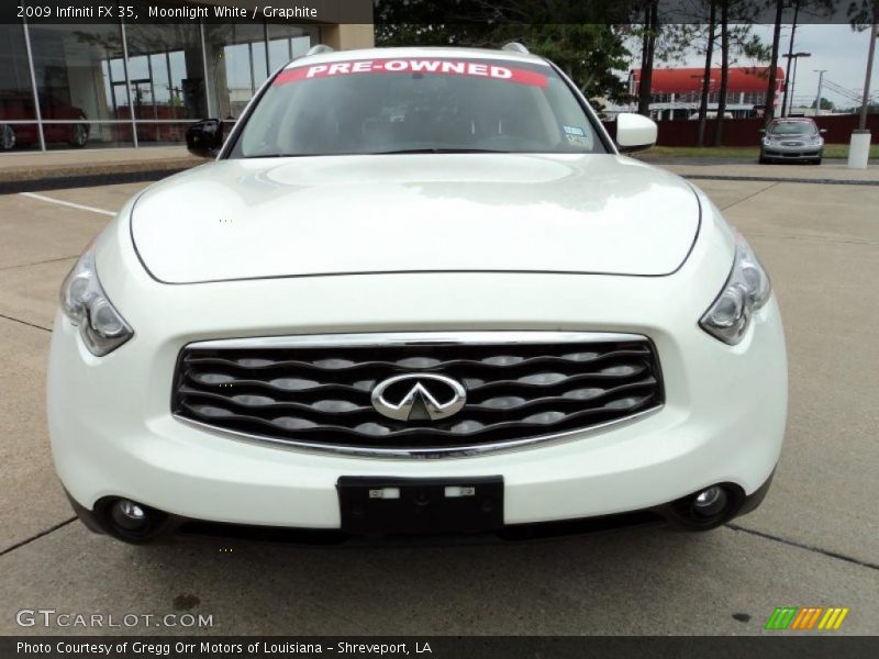 Moonlight White / Graphite 2009 Infiniti FX 35