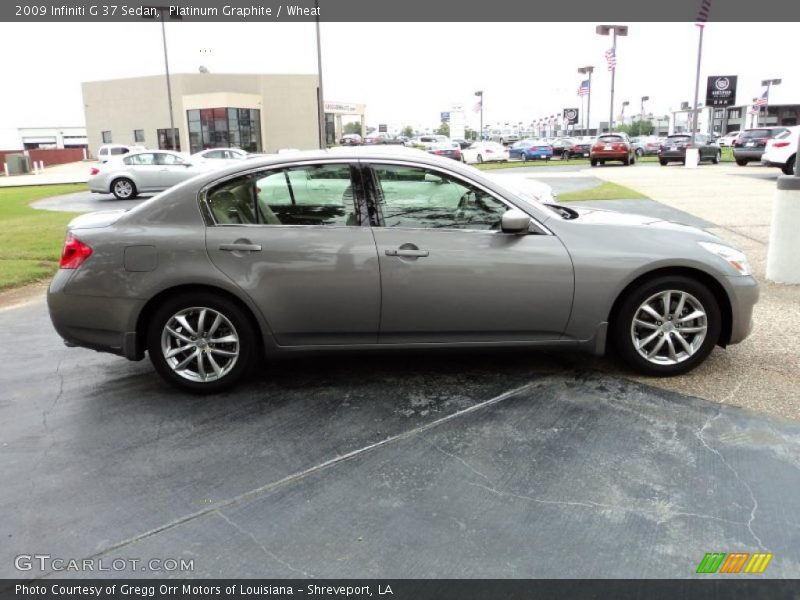 Platinum Graphite / Wheat 2009 Infiniti G 37 Sedan