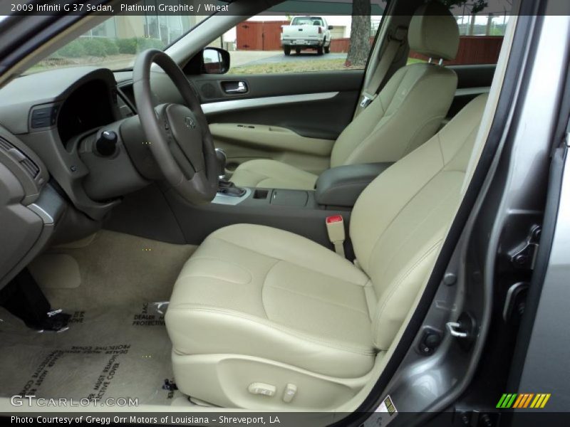 Platinum Graphite / Wheat 2009 Infiniti G 37 Sedan