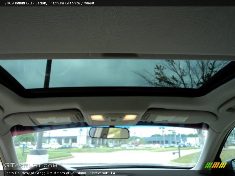 Platinum Graphite / Wheat 2009 Infiniti G 37 Sedan