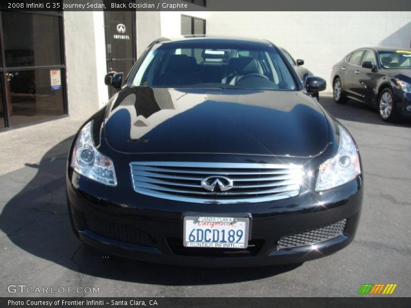 Black Obsidian / Graphite 2008 Infiniti G 35 Journey Sedan