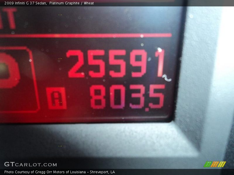 Platinum Graphite / Wheat 2009 Infiniti G 37 Sedan