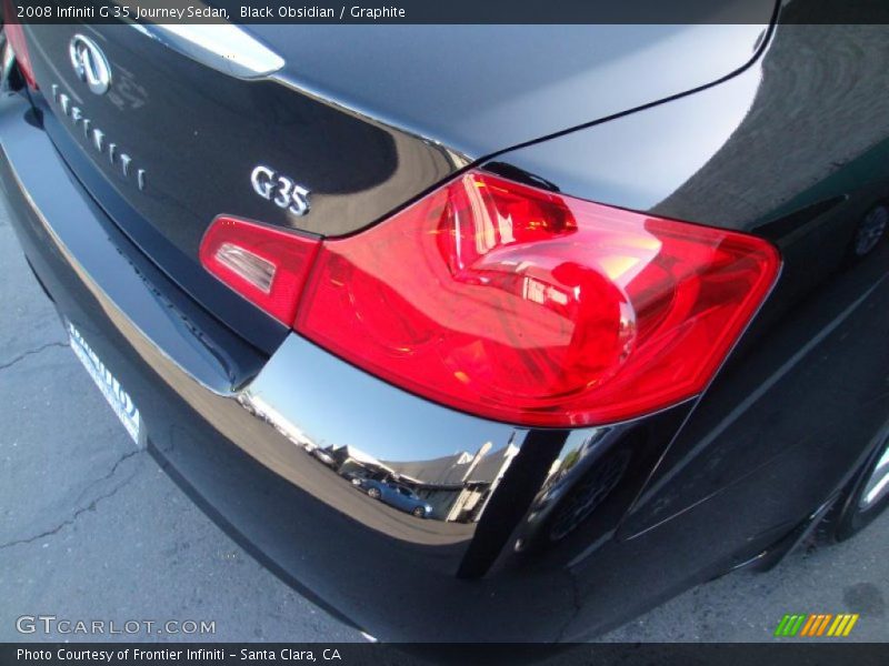 Black Obsidian / Graphite 2008 Infiniti G 35 Journey Sedan